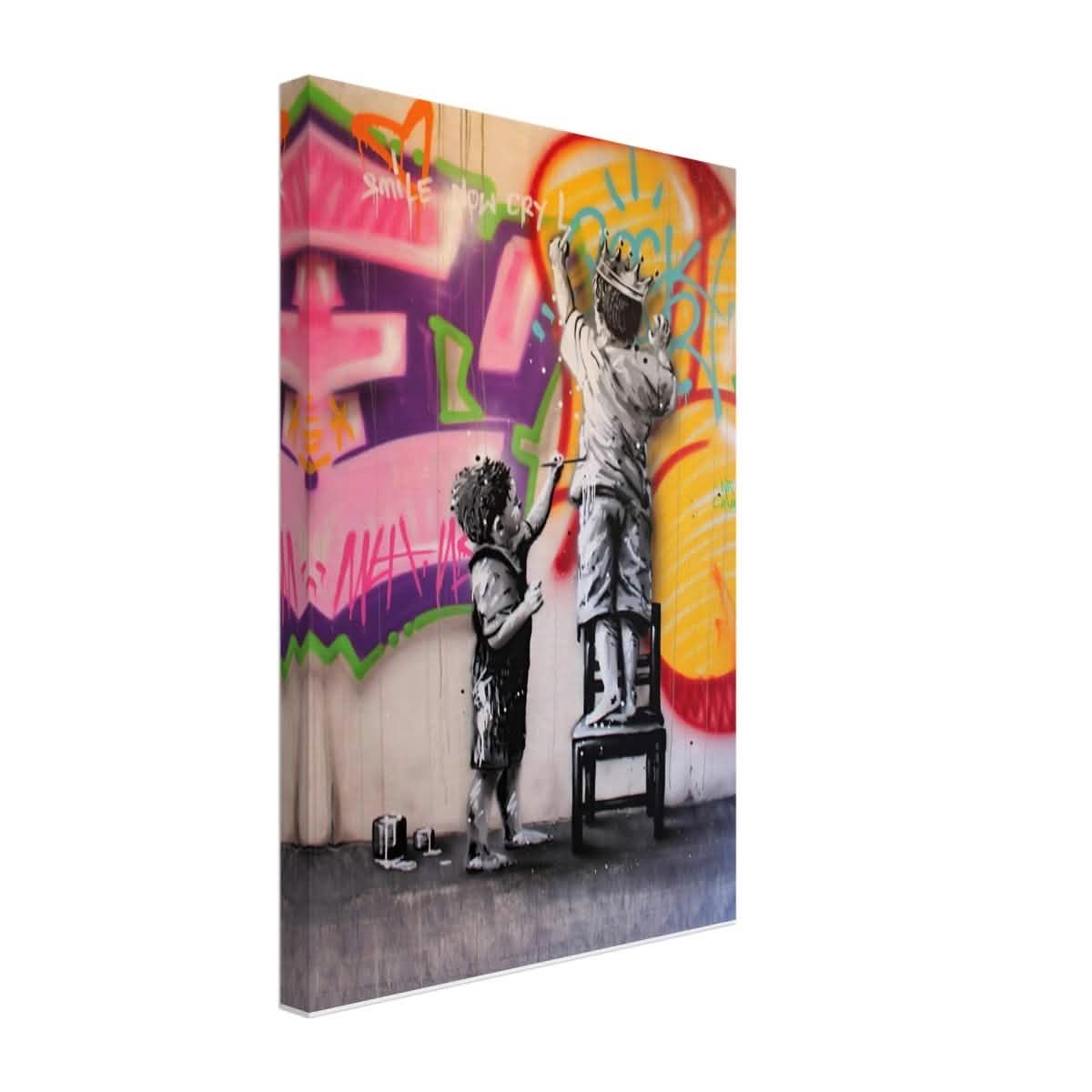 Da Vinci Modern Wall Art | Street Art - Canvas - 30x45 cm / 12x18″ - Slim