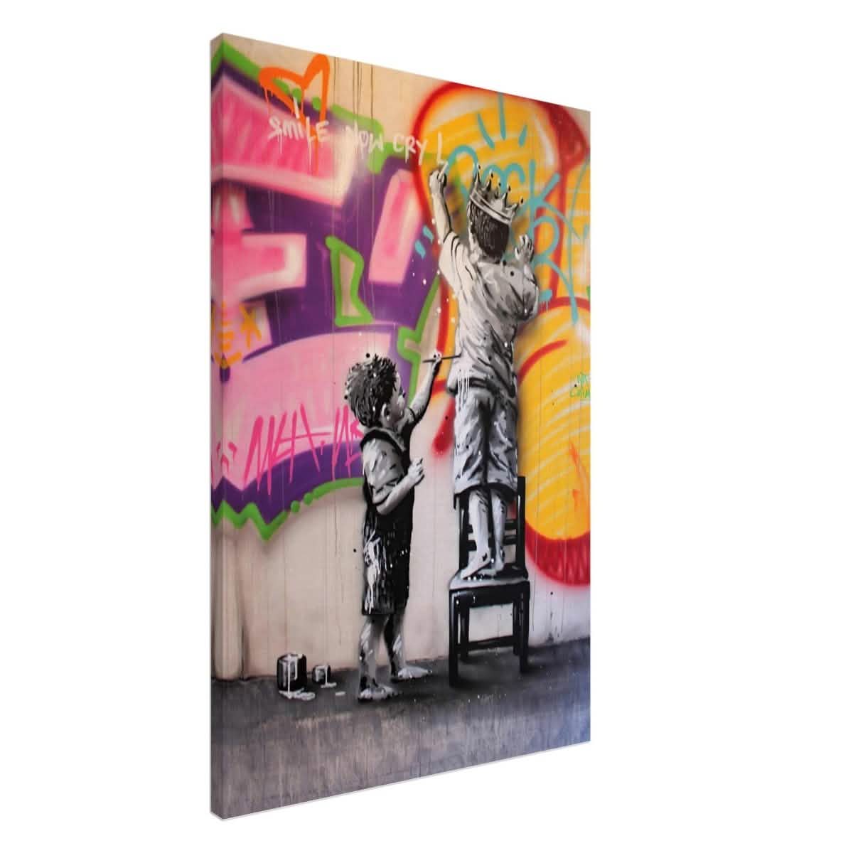 Da Vinci Modern Wall Art | Street Art - Canvas - 60x90 cm / 24x36″ - Slim