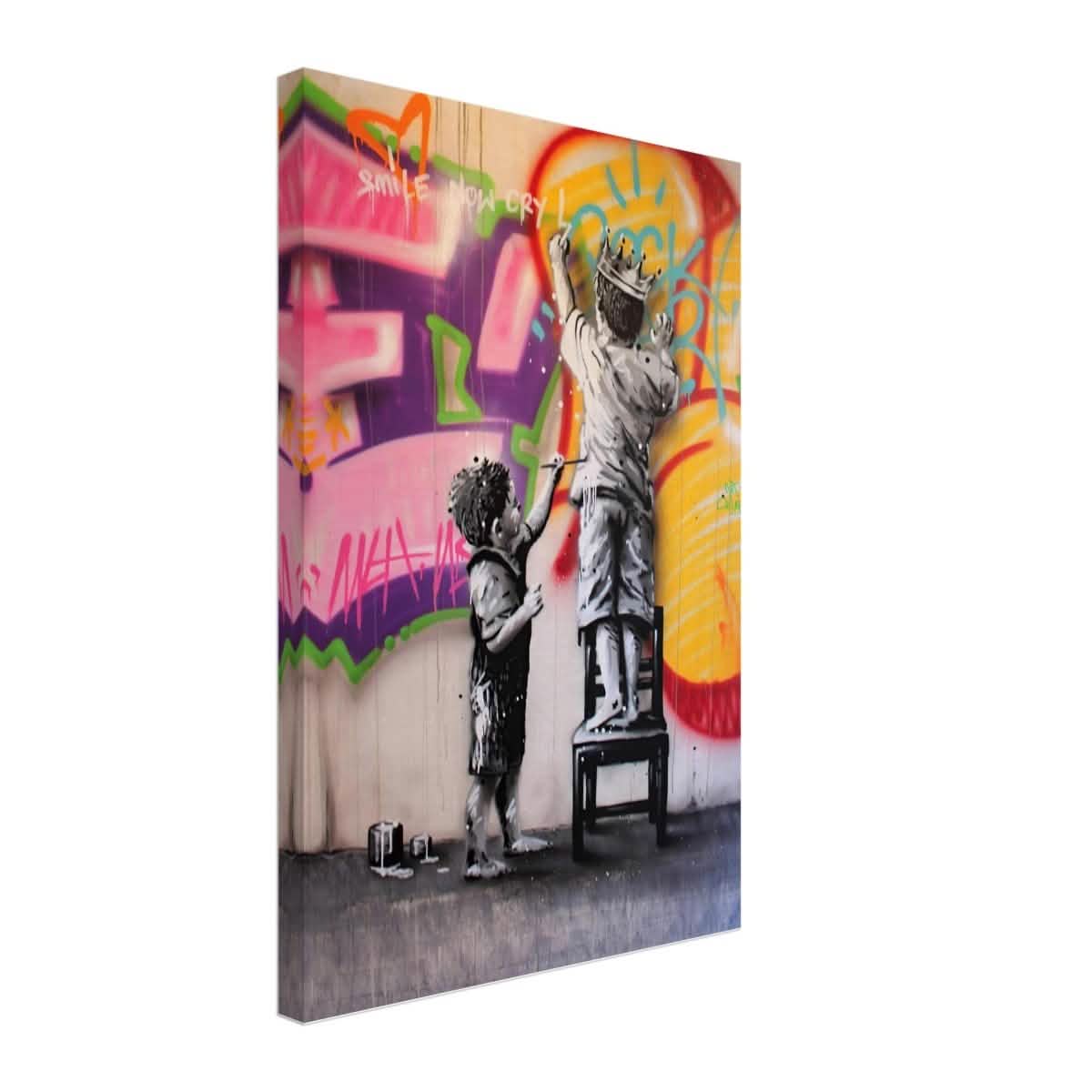 Da Vinci Modern Wall Art | Street Art - Canvas - 40x60 cm / 16x24″ - Thick