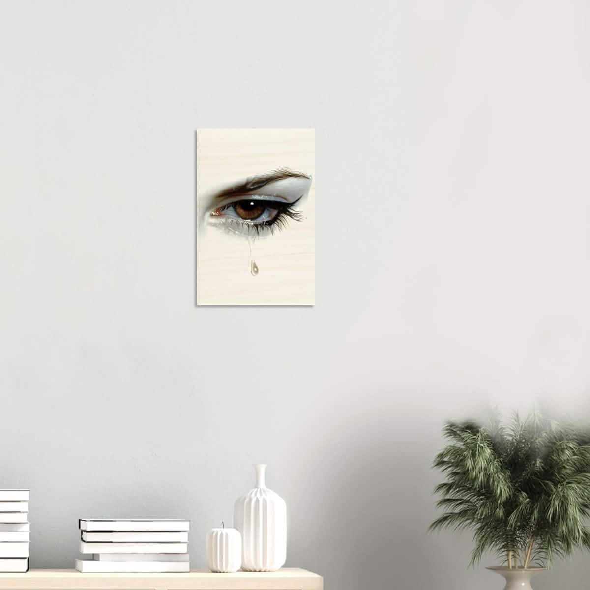 Da Vinci Modern Wall Art | Tears - Wood Prints - 30x45 cm / 12x18″ - 10 mm