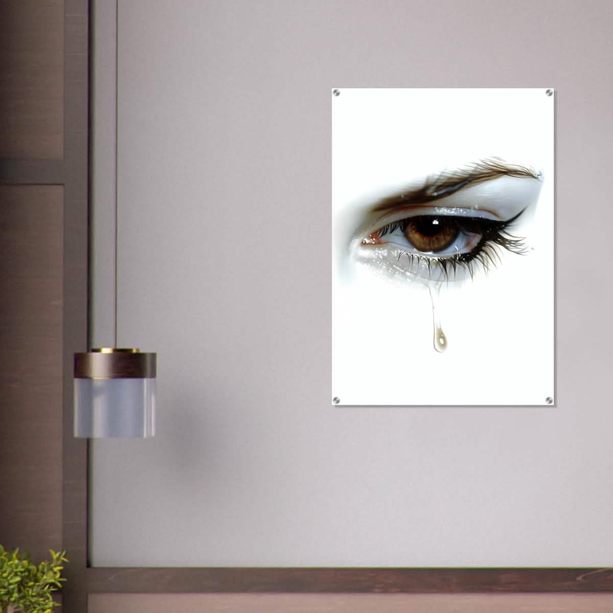 Da Vinci Modern Wall Art | Tears - Acrylic Print - 70x100 cm / 28x40″ -