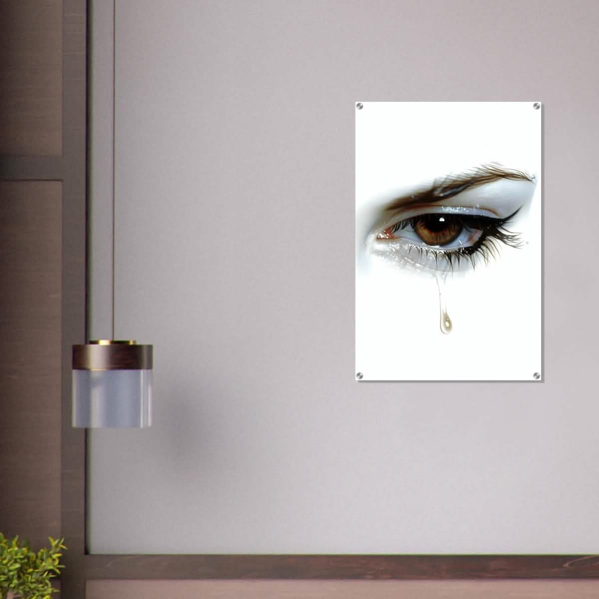 Da Vinci Modern Wall Art | Tears - Acrylic Print - 60x90 cm / 24x36″ -