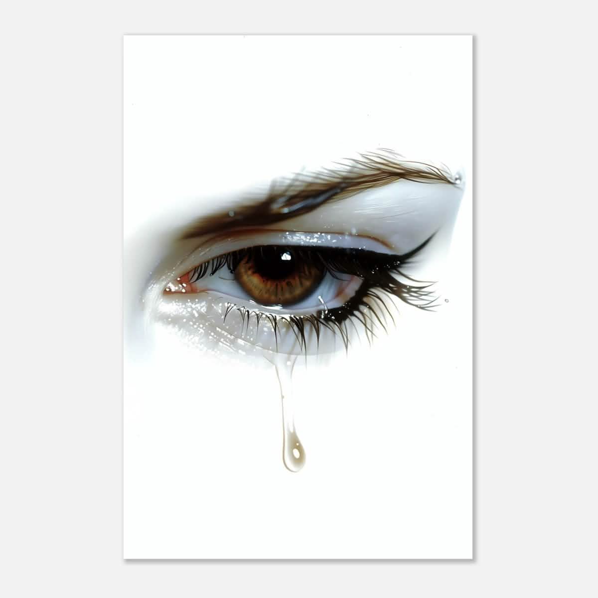 Da Vinci Modern Wall Art | Tears - Aluminum Print - 40x60 cm / 16x24″ -