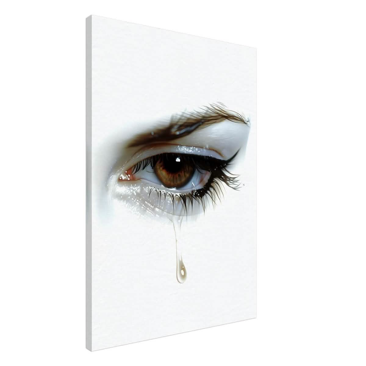 Da Vinci Modern Wall Art | Tears - Canvas - 70x100 cm / 28x40″ - Thick