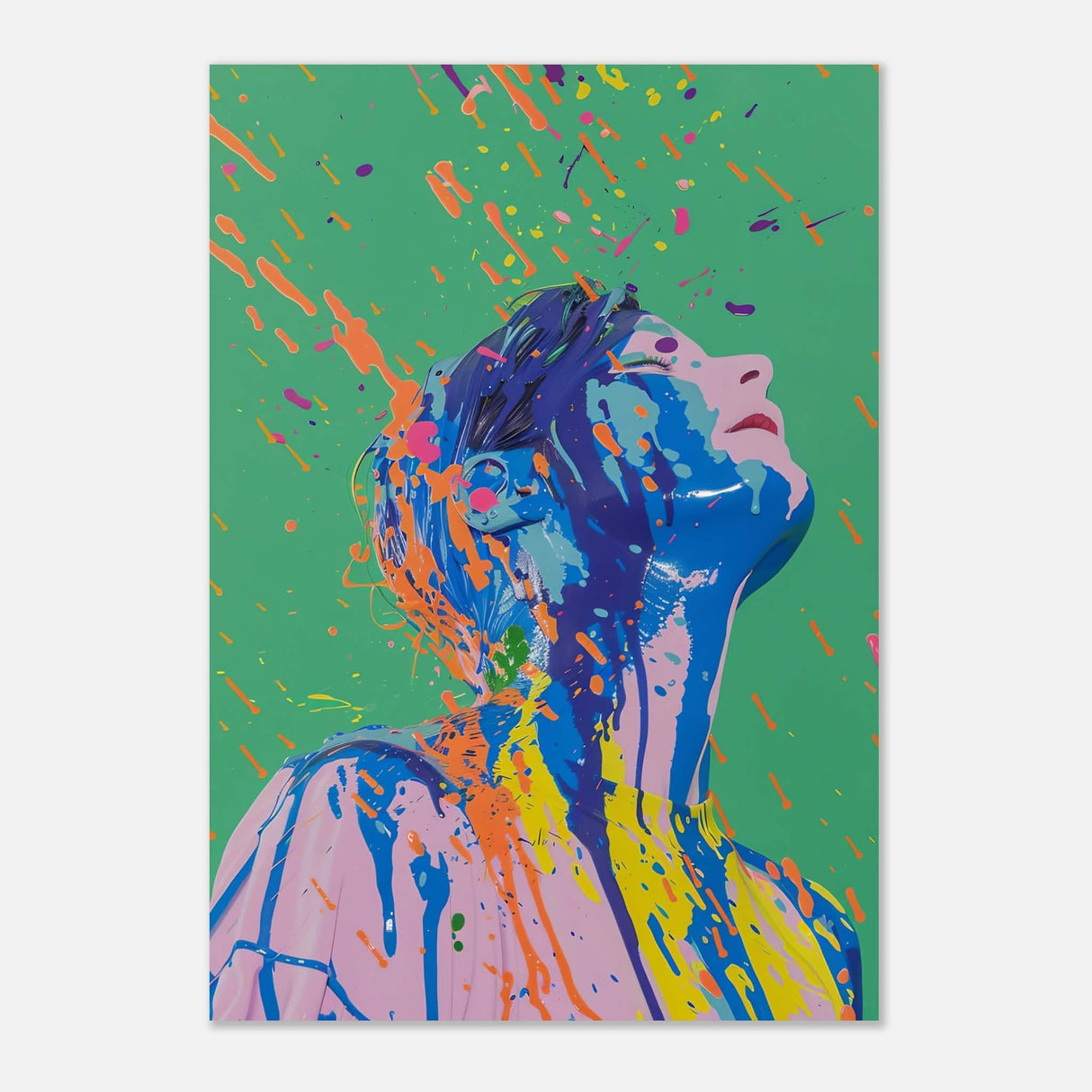 Da Vinci Modern Wall Art - Aluminum Print - 70x100 cm / 28x40″ -