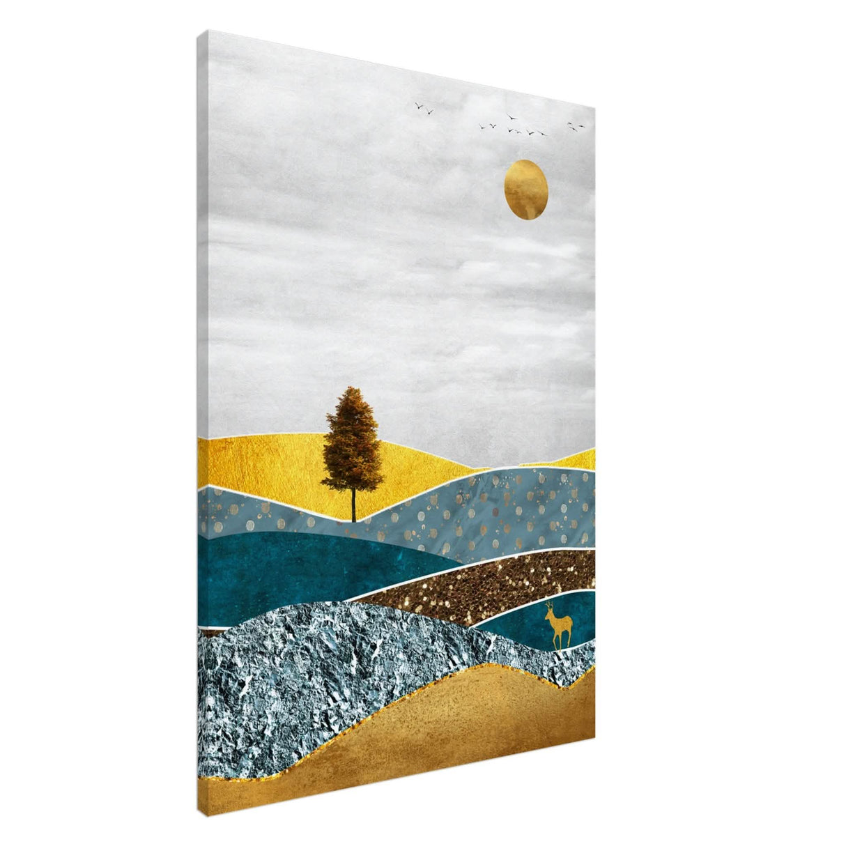 Da Vinci Modern Wall art - Canvas - 70x100 cm / 28x40″ - Slim