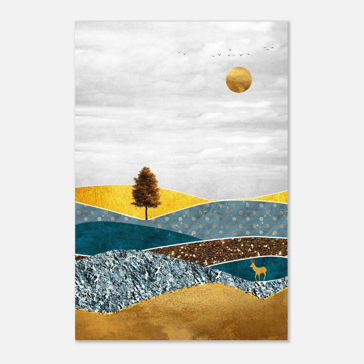 Da Vinci Modern Wall art - Aluminum Print - 50x75 cm / 20x30″ -