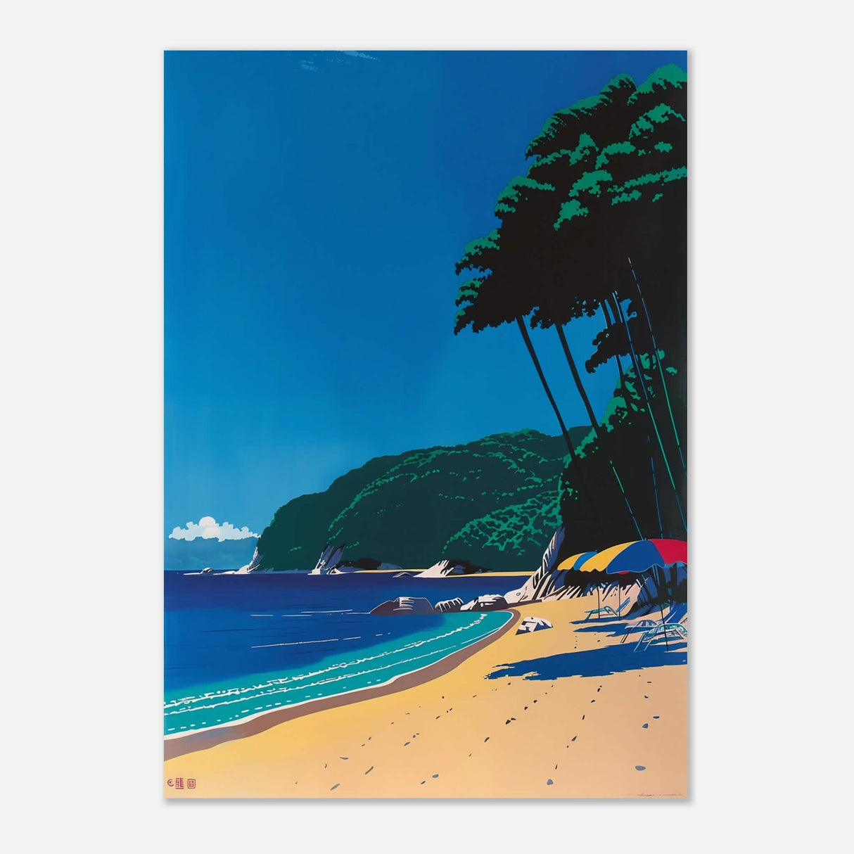 Da Vinci Modern Wall Art - Aluminum Print - 70x100 cm / 28x40″ -