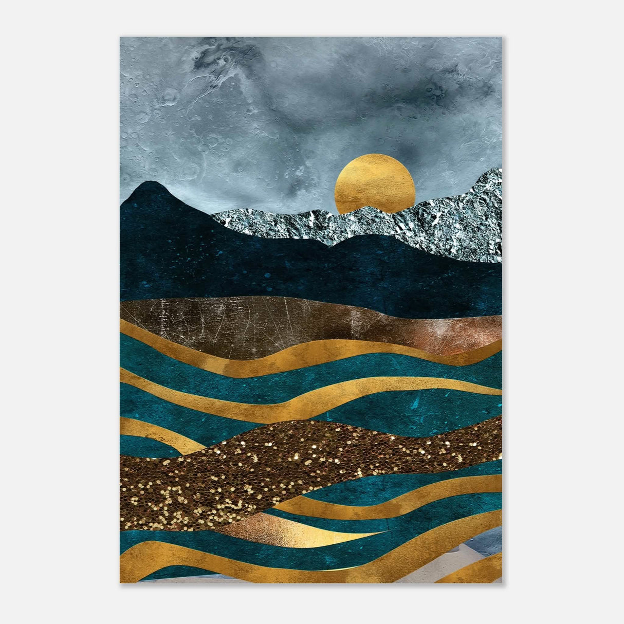 Da Vinci Modern Wall Art - Aluminum Print - 70x100 cm / 28x40″ -