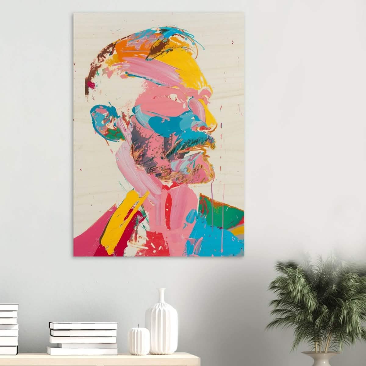 Da Vinci Modern Wall Art - Wood Prints - 70x100 cm / 28x40″ - 20 mm