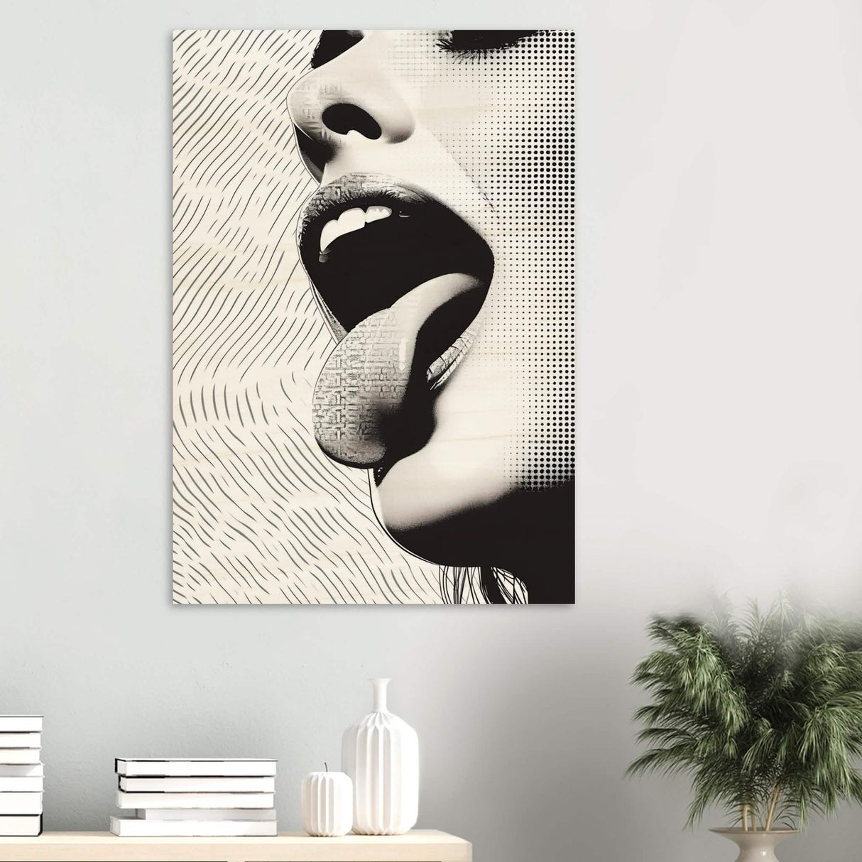 Da Vinci Modern Wall Art - Wood Prints - 70x100 cm / 28x40″ - 20 mm