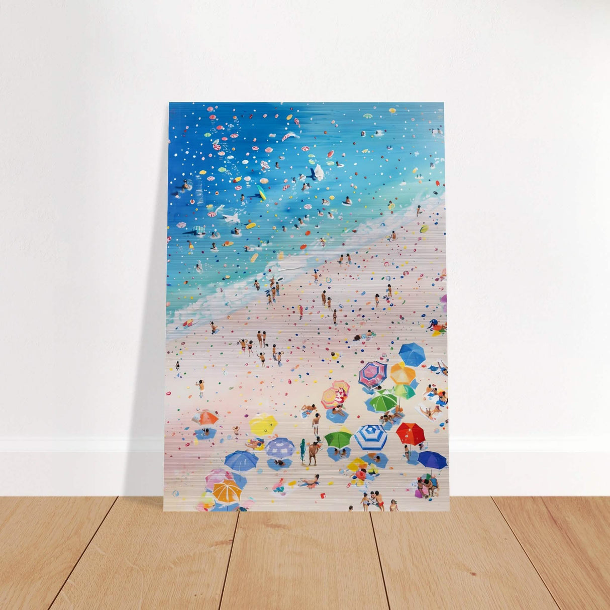 Da Vinci Modern Wall Art - Brushed Aluminum Print - 70x100 cm / 28x40″ -