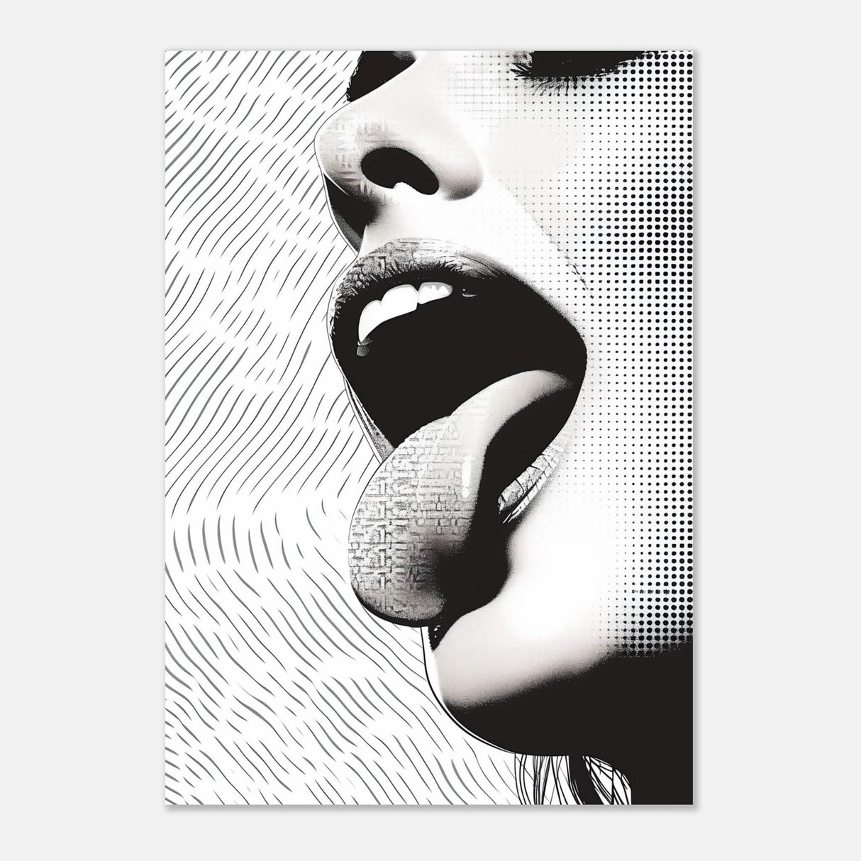 Da Vinci Modern Wall Art - Aluminum Print - 70x100 cm / 28x40″ -