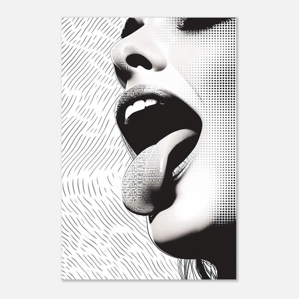 Da Vinci Modern Wall Art - Aluminum Print - 60x90 cm / 24x36″ -