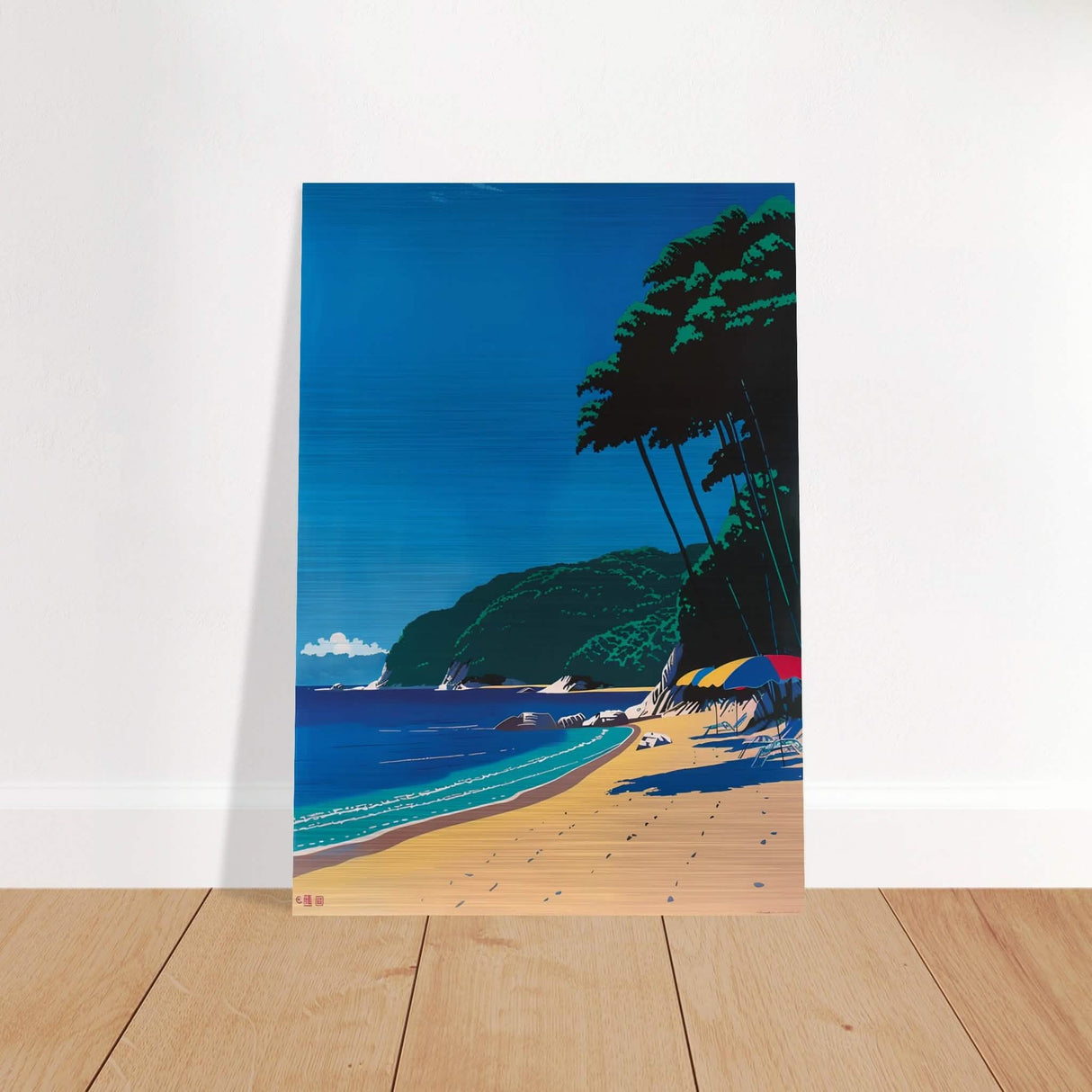 Da Vinci Modern Wall Art - Brushed Aluminum Print - 70x100 cm / 28x40″ -