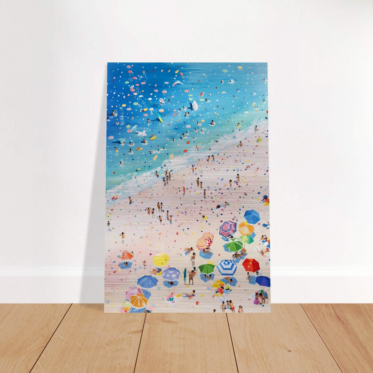 Da Vinci Modern Wall Art - Brushed Aluminum Print - 30x45 cm / 12x18″ -