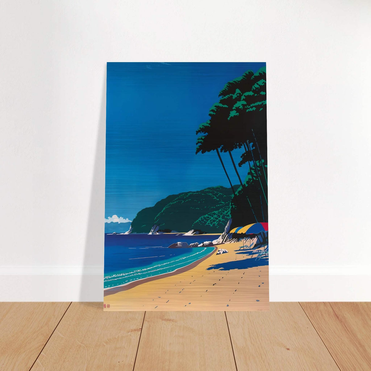 Da Vinci Modern Wall Art - Brushed Aluminum Print - 30x45 cm / 12x18″ -