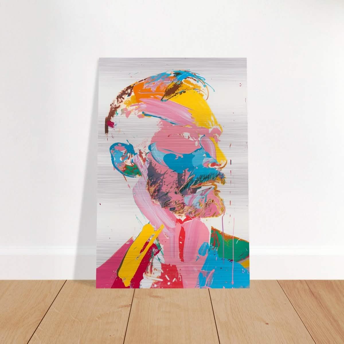 Da Vinci Modern Wall Art - Brushed Aluminum Print - 50x75 cm / 20x30″ -