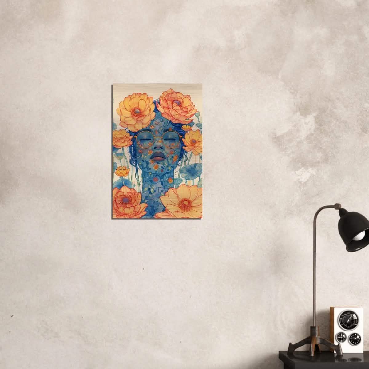 Da Vinci Modern Wall Art - Brushed Aluminum Print - 40x60 cm / 16x24″ -