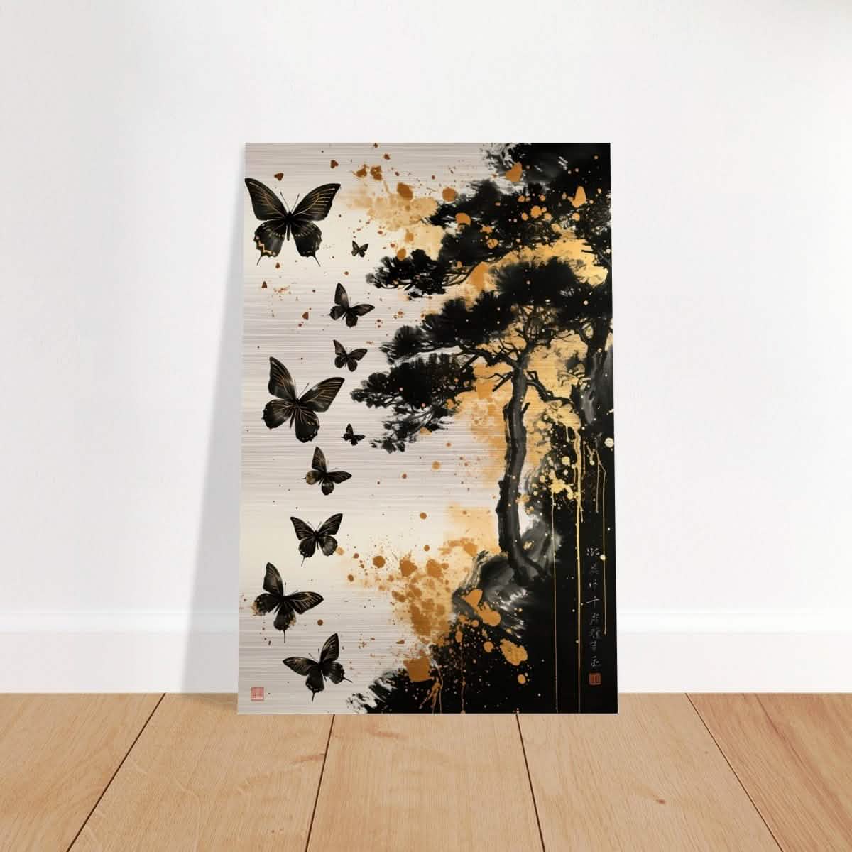 Da Vinci Modern Wall Art - Brushed Aluminum Print - 40x60 cm / 16x24″ -