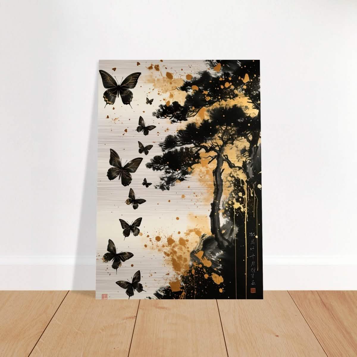 Da Vinci Modern Wall Art - Brushed Aluminum Print - 70x100 cm / 28x40″ -