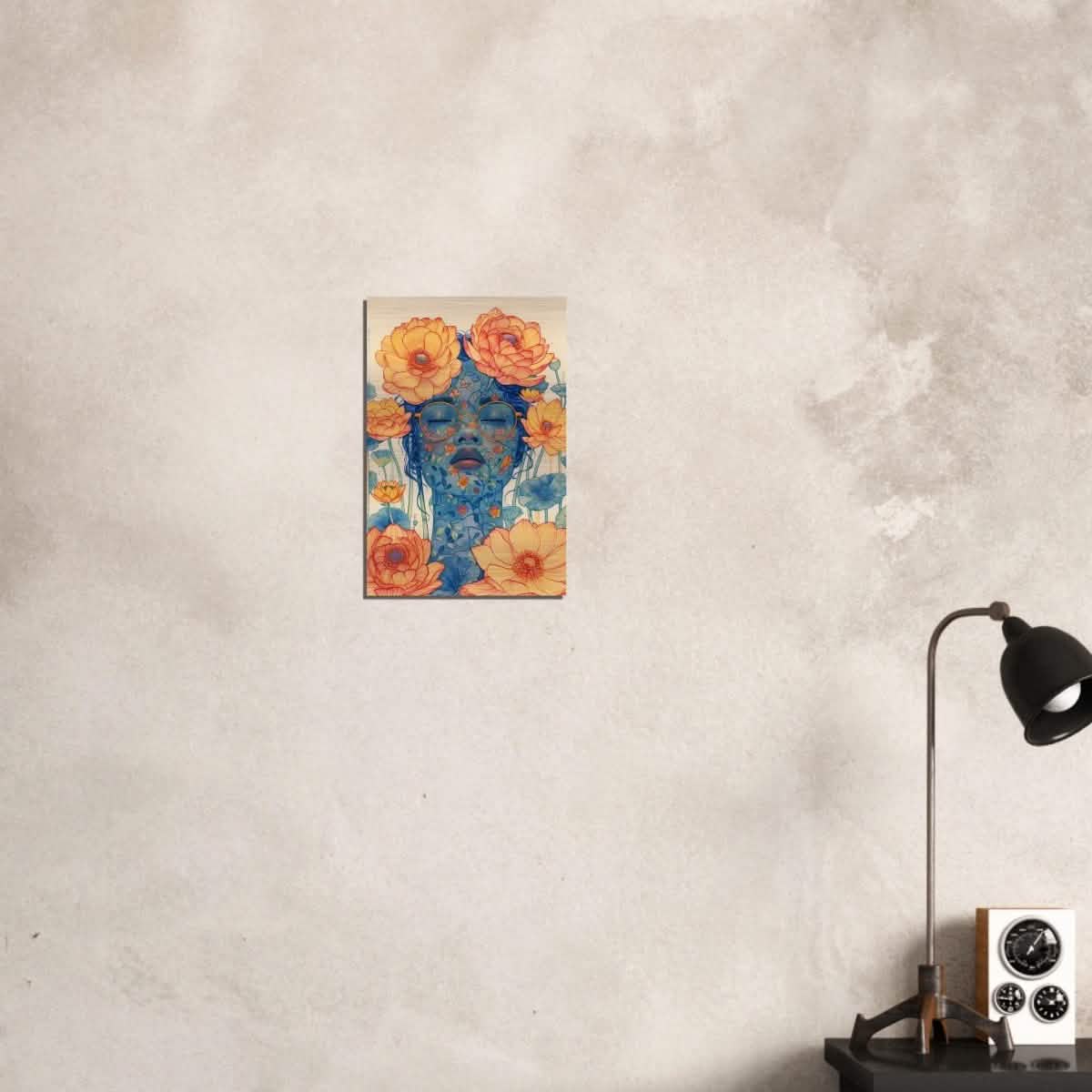 Da Vinci Modern Wall Art - Brushed Aluminum Print - 30x45 cm / 12x18″ -