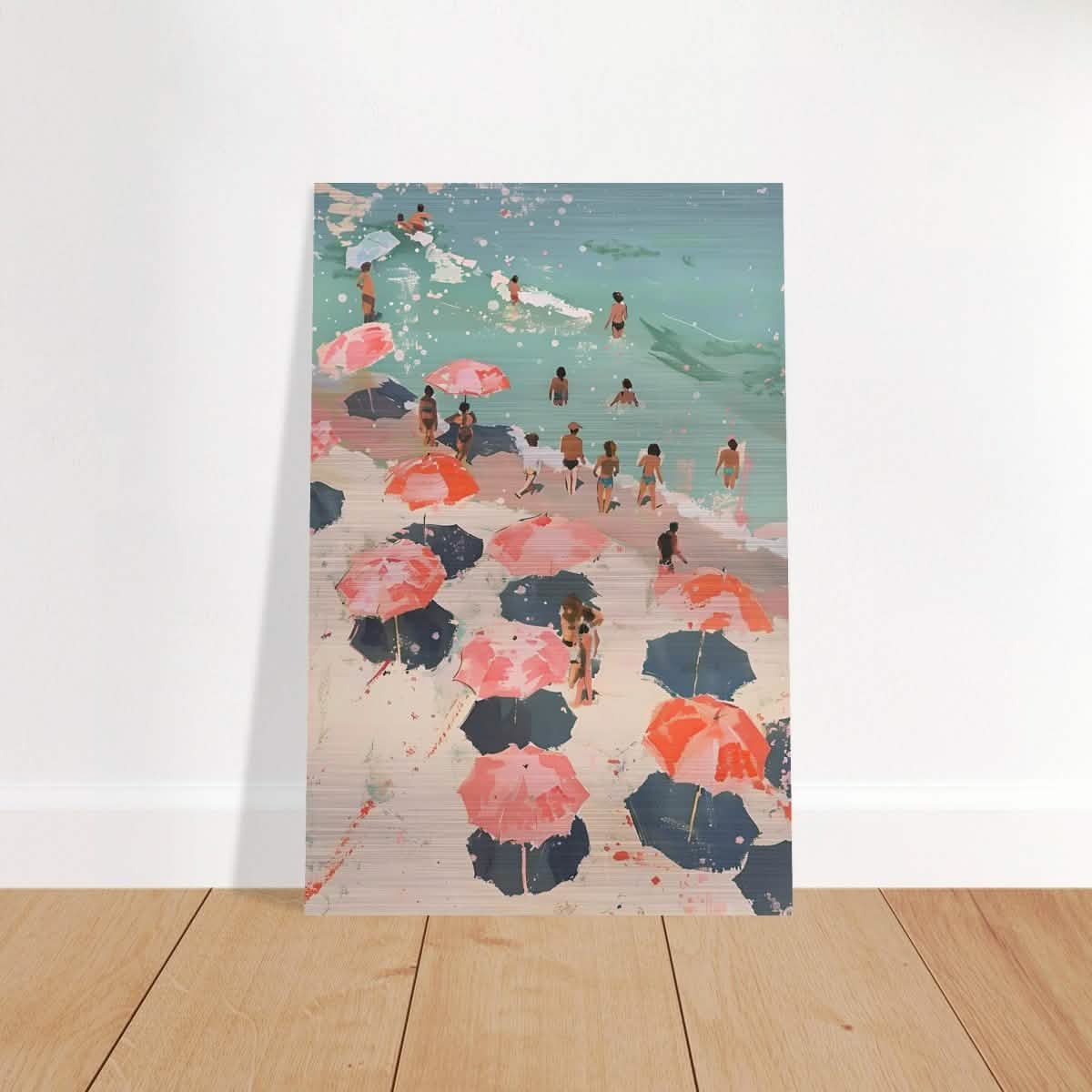 Da Vinci Modern Wall Art - Brushed Aluminum Print - 40x60 cm / 16x24″ -