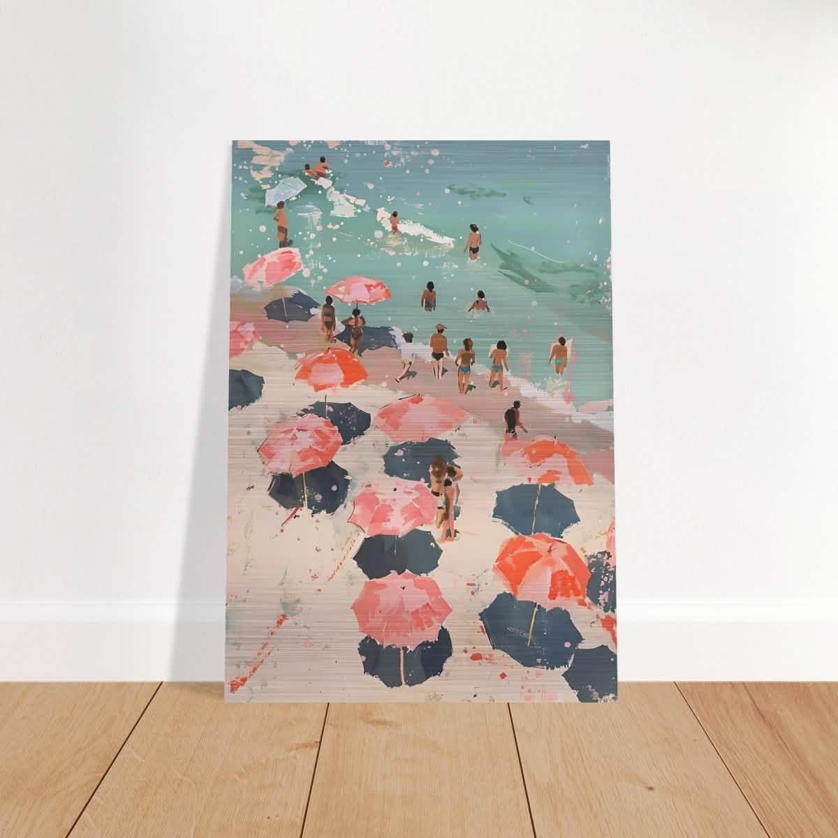 Da Vinci Modern Wall Art - Brushed Aluminum Print - 70x100 cm / 28x40″ -