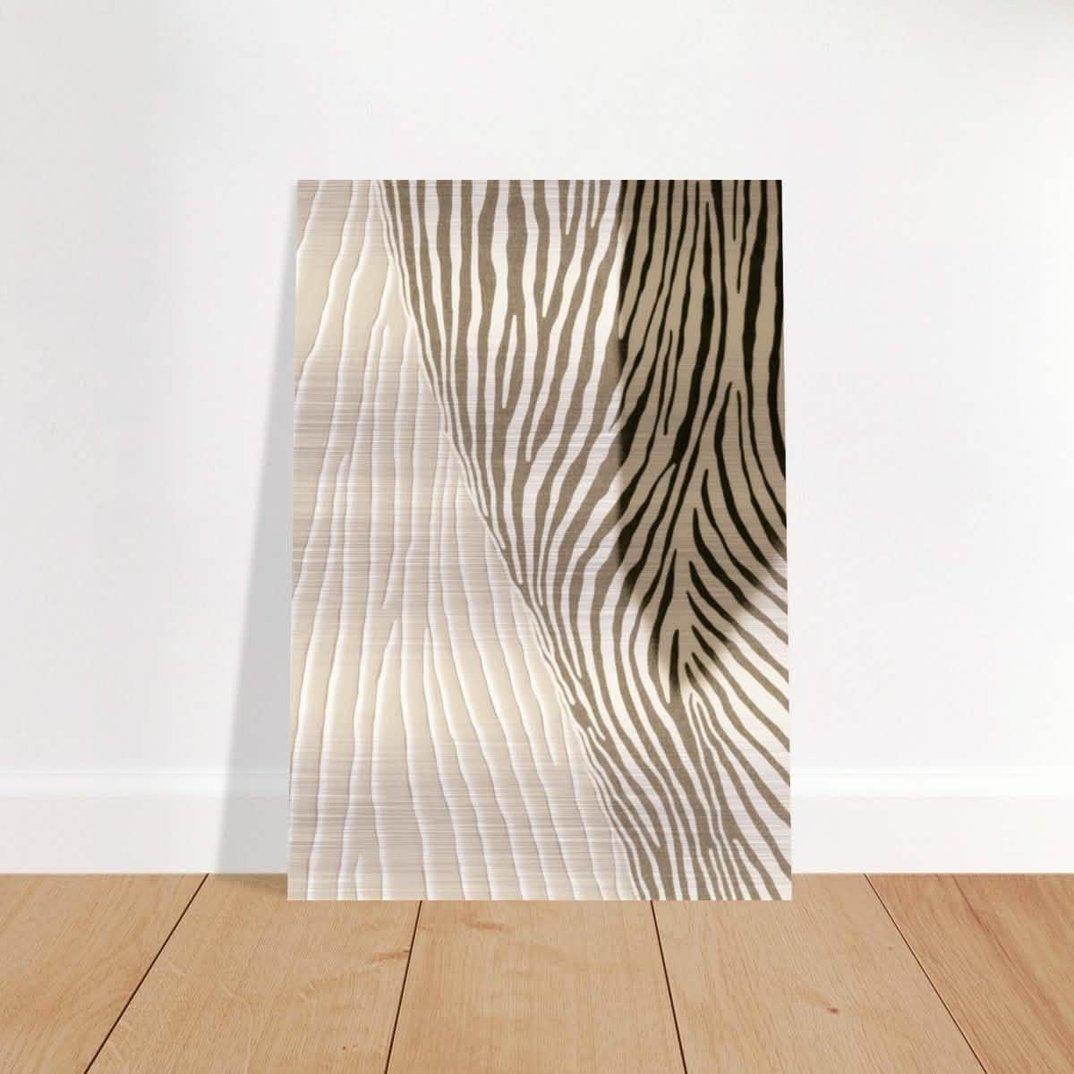 Da Vinci Modern Wall Art - Brushed Aluminum Print - 70x100 cm / 28x40″ -