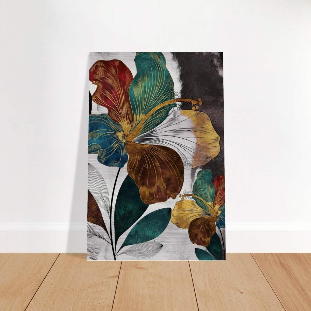 Da Vinci Modern Wall Art - Brushed Aluminum Print - 40x60 cm / 16x24″ -