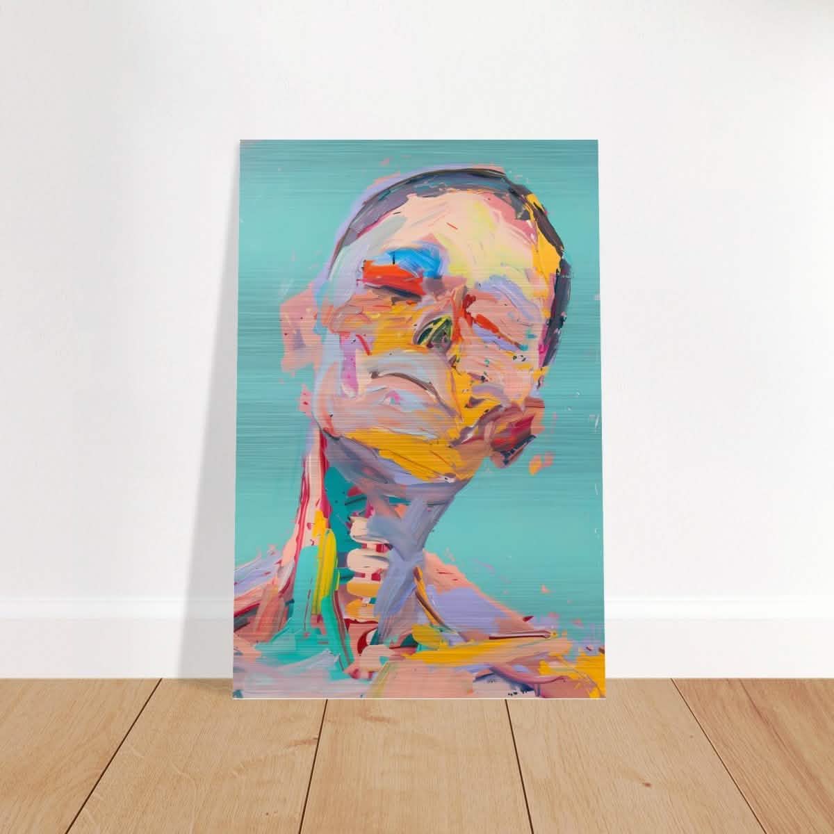 Da Vinci Modern Wall Art - Brushed Aluminum Print - 40x60 cm / 16x24″ -