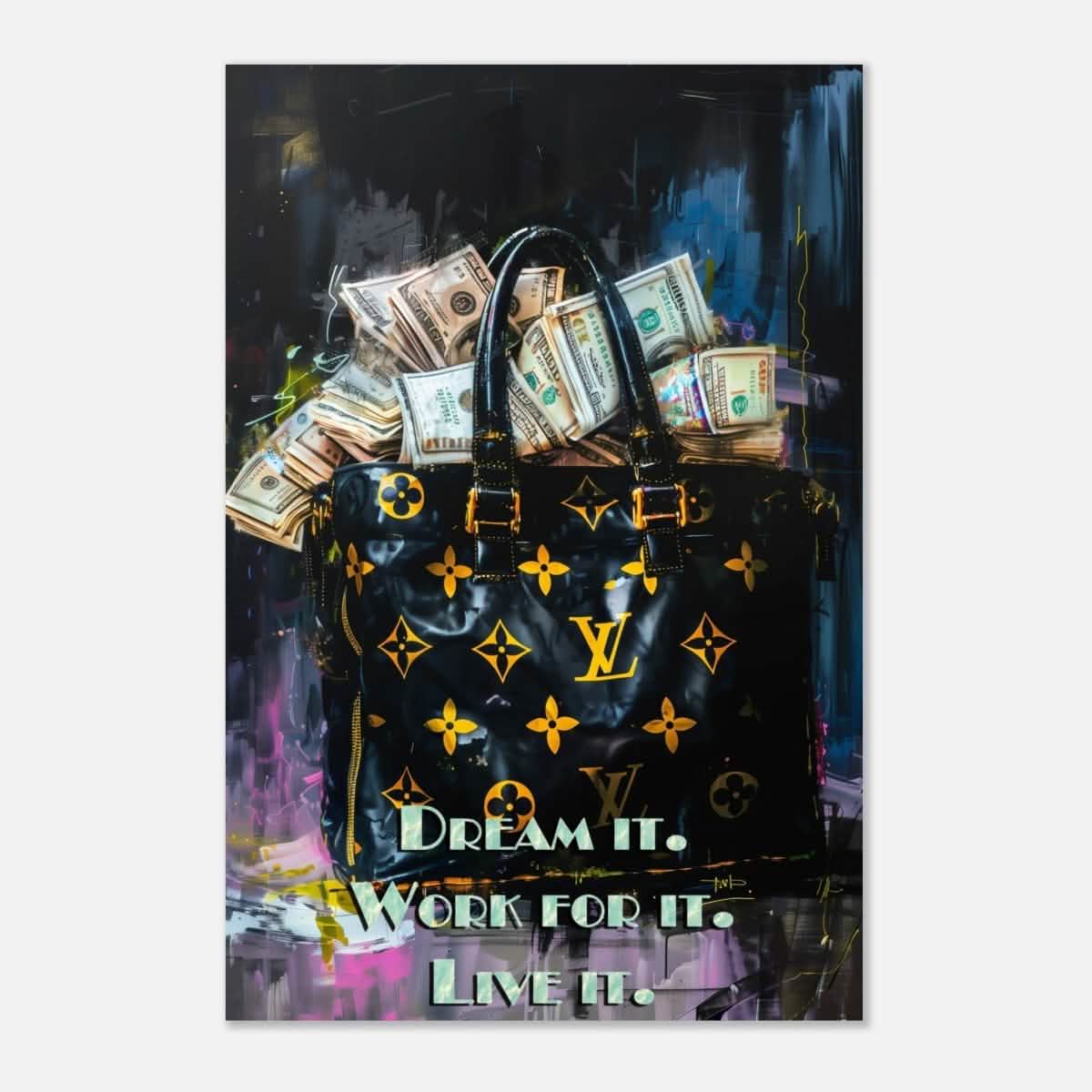 Da Vinci Motivational Art Wall art print | LV | Dream it - Aluminum Print - 30x45 cm / 12x18″ -