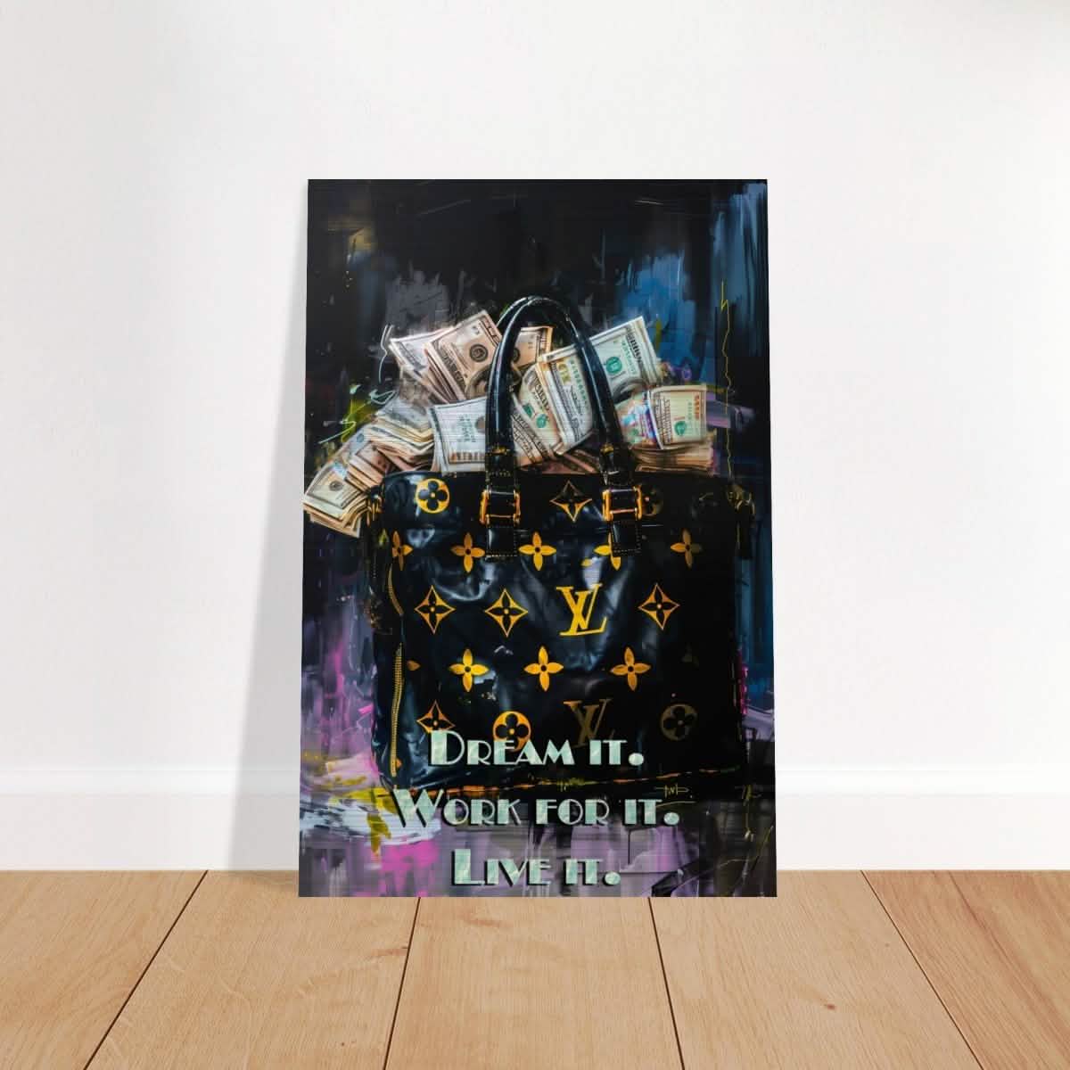 Da Vinci Motivational Art Wall art print | LV | Dream it - Brushed Aluminum Print - 30x45 cm / 12x18″ -