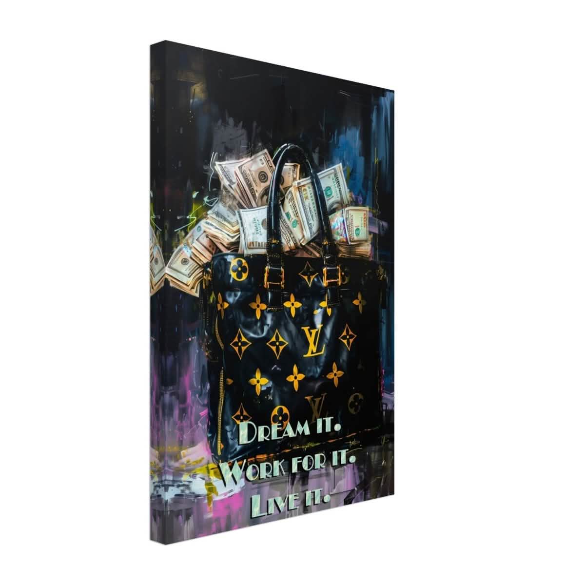 Da Vinci Motivational Art Wall art print | LV | Dream it - Canvas - 30x45 cm / 12x18″ -