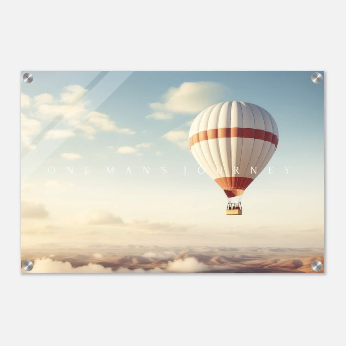 Da Vinci Motivational Art Wall art print | One Man's Journey - Acrylic Print - 30x45 cm / 12x18″ -