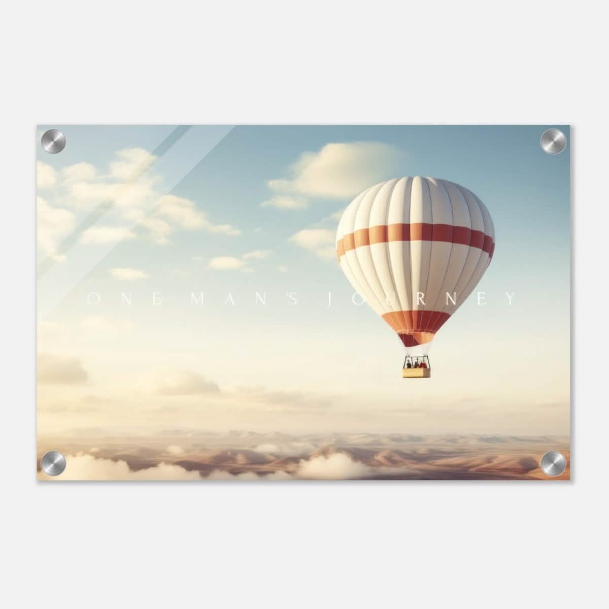 Da Vinci Motivational Art Wall art print | One Man's Journey - Acrylic Print - 30x45 cm / 12x18″ -