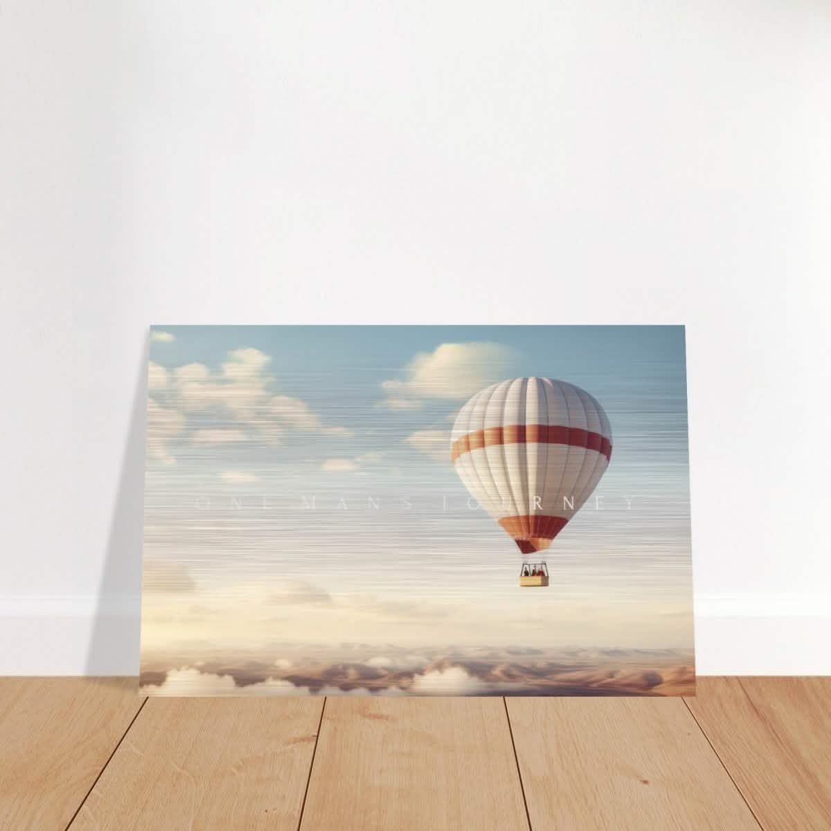 Da Vinci Motivational Art Wall art print | One Man's Journey - Brushed Aluminum Print - 30x45 cm / 12x18″ -