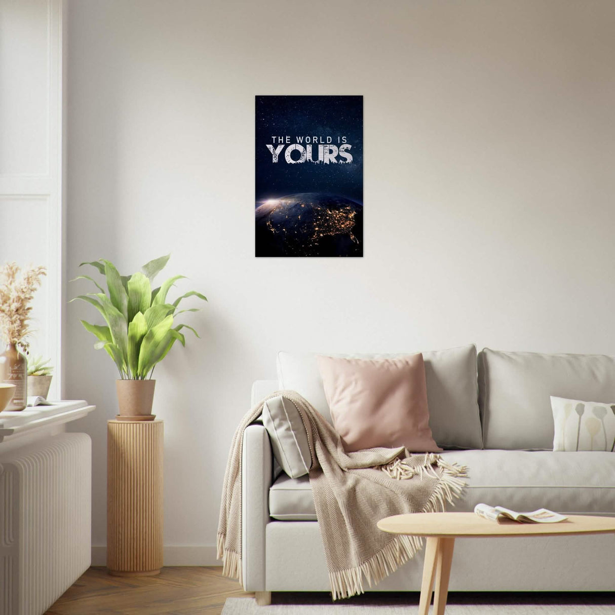 Da Vinci Motivational Art - Brushed Aluminum Print - 50x75 cm / 20x30″ -