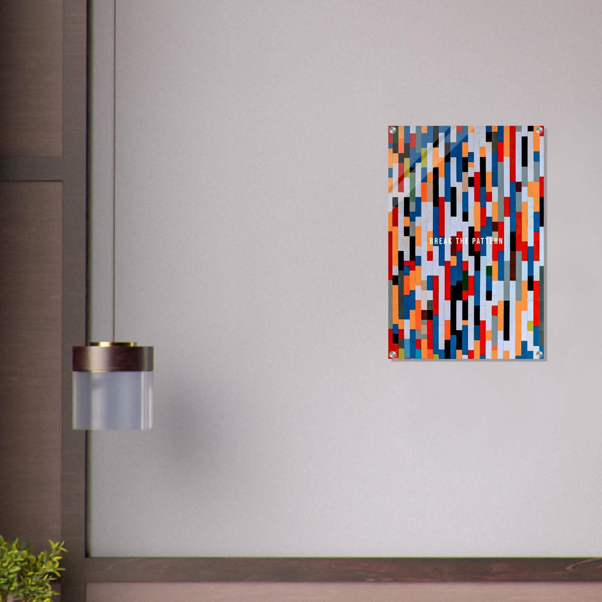 Da Vinci Motivational Minimalist Art - Acrylic Print - 50x75 cm / 20x30″ -