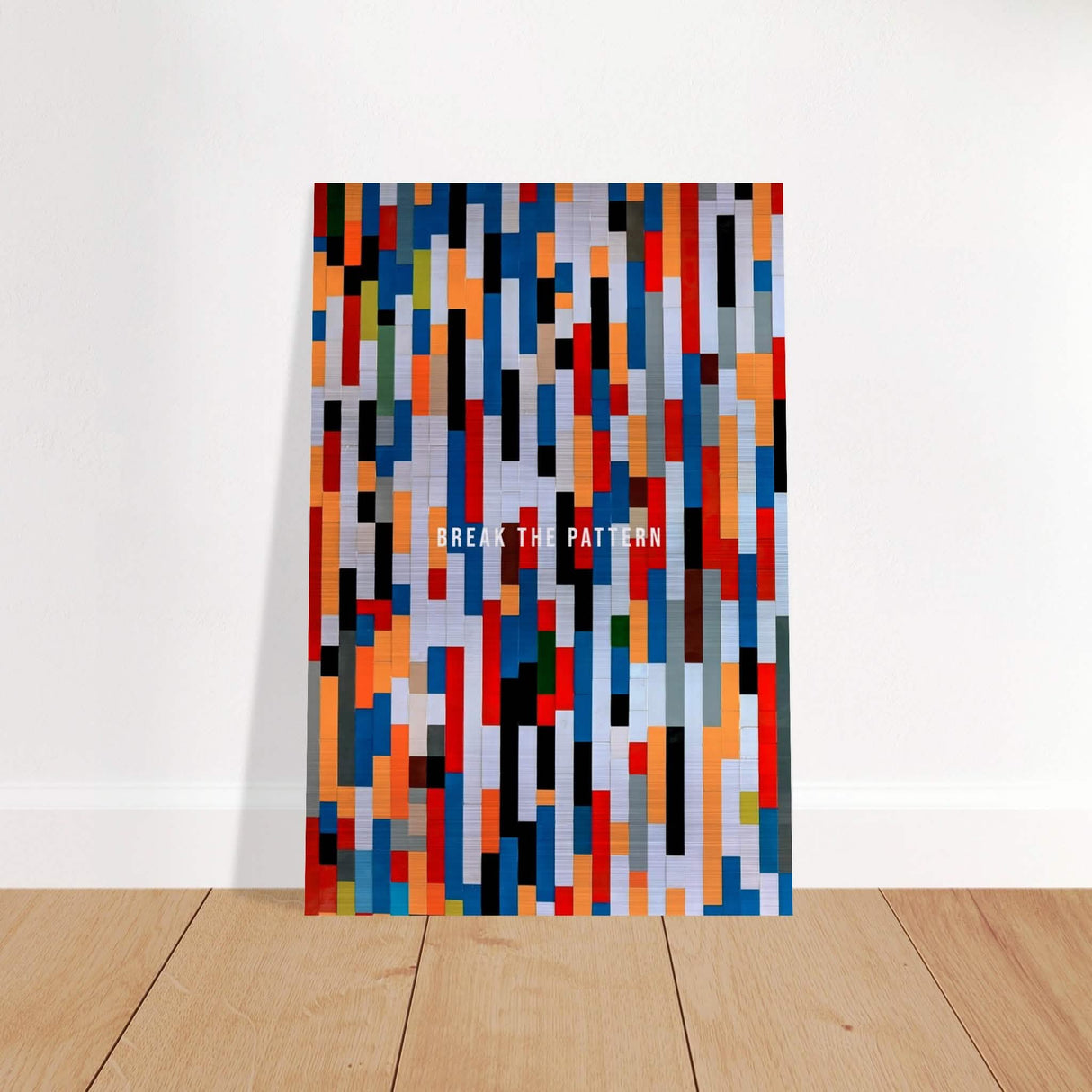 Da Vinci Motivational Minimalist Art - Brushed Aluminum Print - 60x90 cm / 24x36″ -