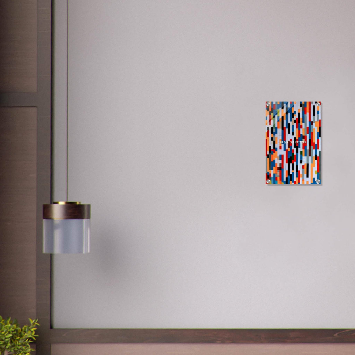 Da Vinci Motivational Minimalist Art - Acrylic Print - 30x45 cm / 12x18″ -