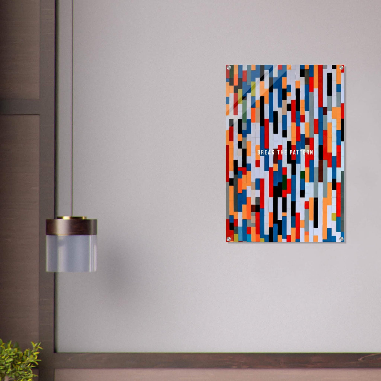 Da Vinci Motivational Minimalist Art - Acrylic Print - 60x90 cm / 24x36″ -