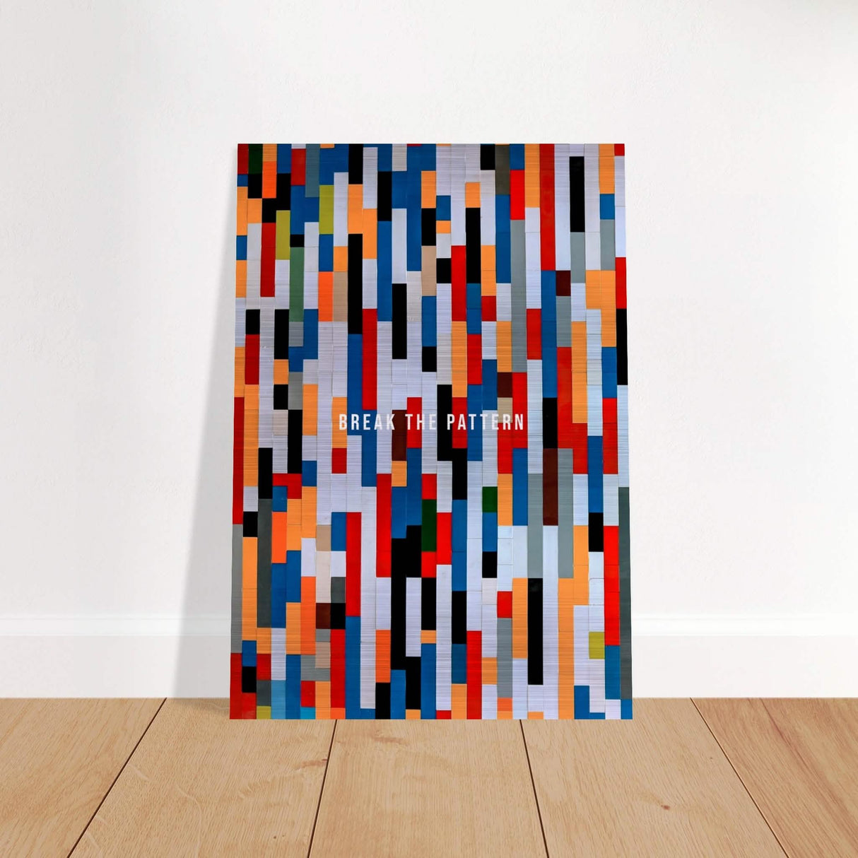 Da Vinci Motivational Minimalist Art - Brushed Aluminum Print - 70x100 cm / 28x40″ -