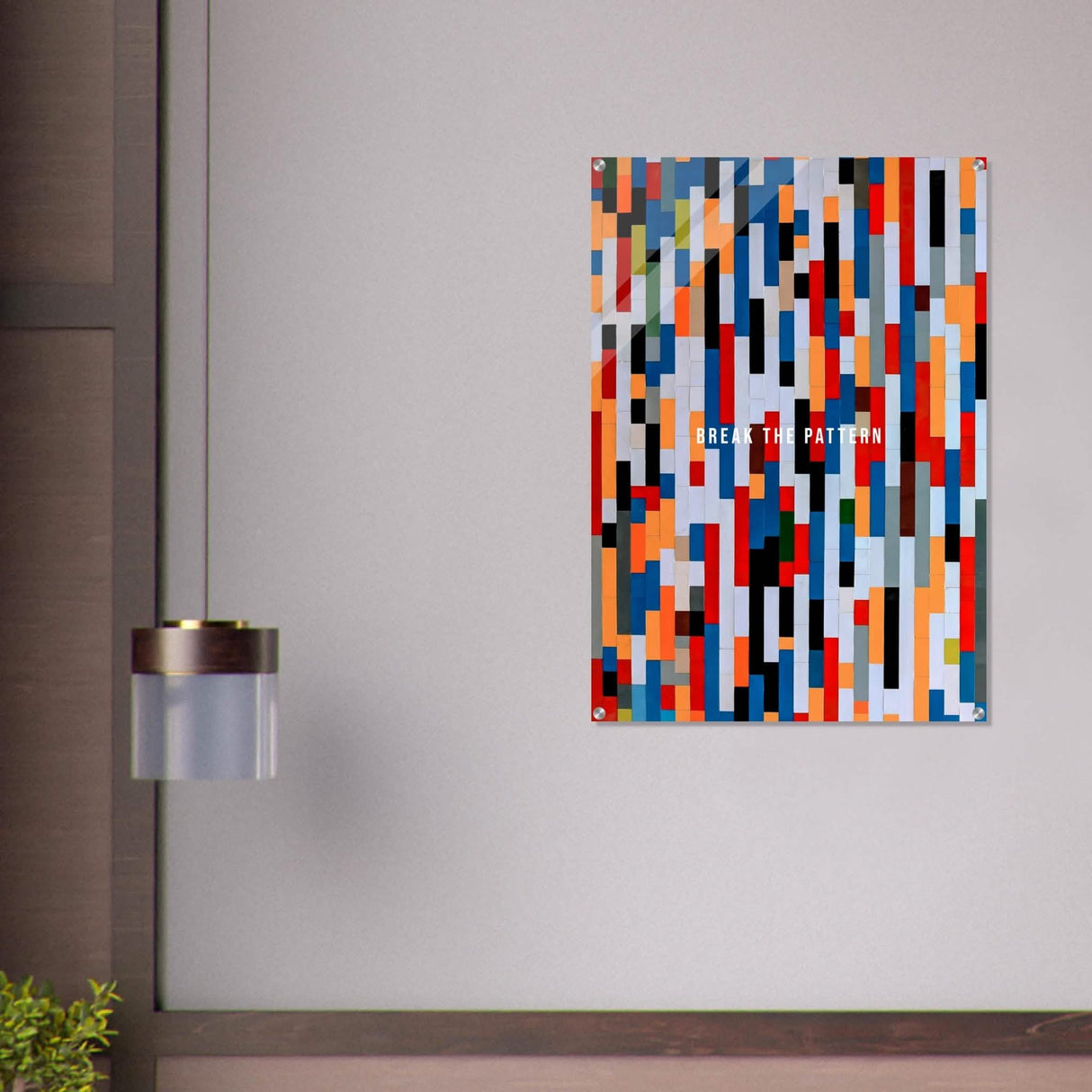 Da Vinci Motivational Minimalist Art - Acrylic Print - 70x100 cm / 28x40″ -