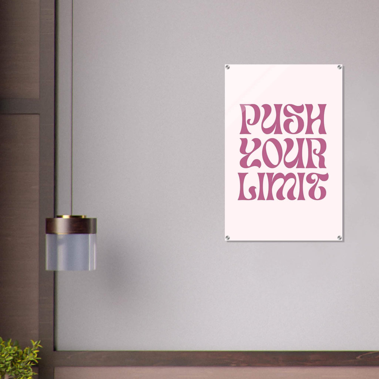 Da Vinci Motivational Minimalist Art - Acrylic Print - 60x90 cm / 24x36″ -