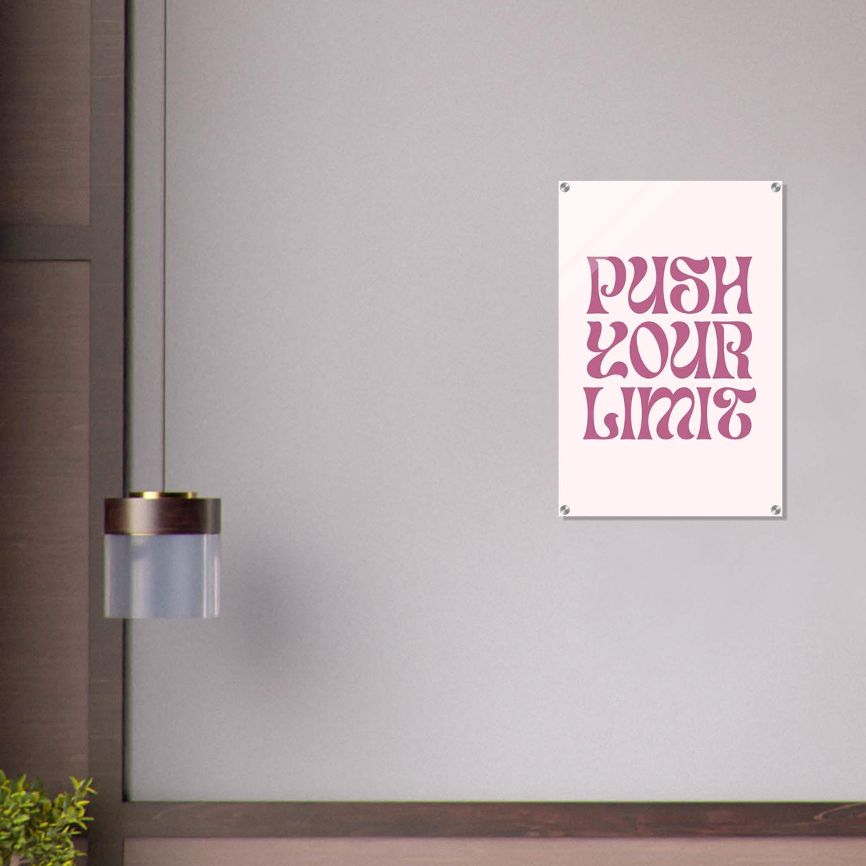 Da Vinci Motivational Minimalist Art - Acrylic Print - 50x75 cm / 20x30″ -