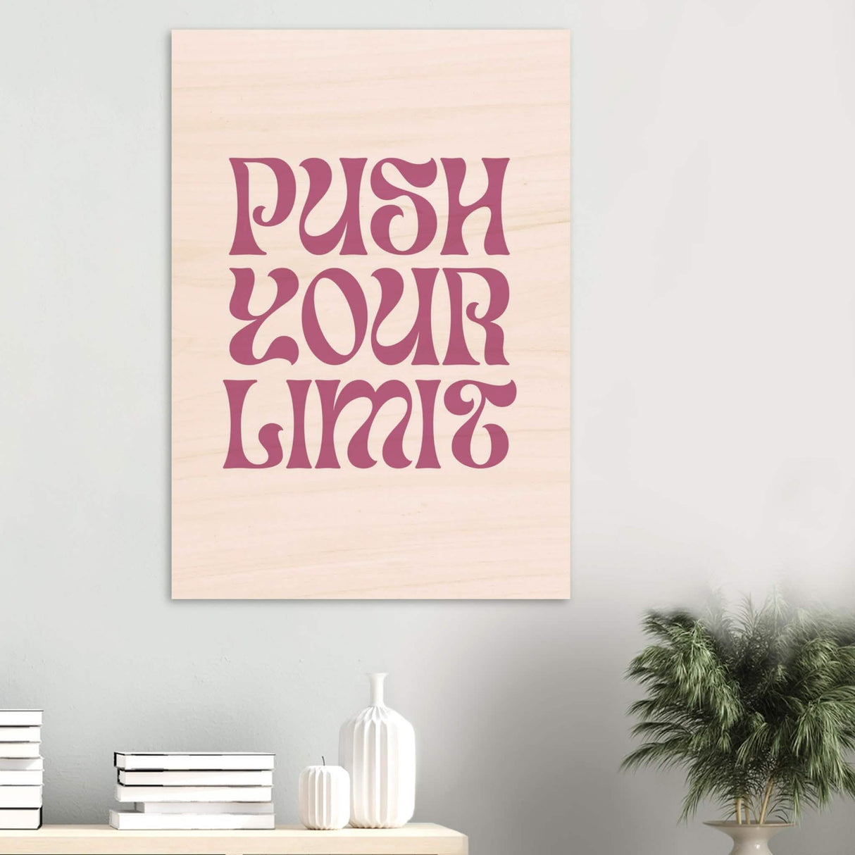 Da Vinci Motivational Minimalist Art - Wood Prints - 70x100 cm / 28x40″ - 20 mm