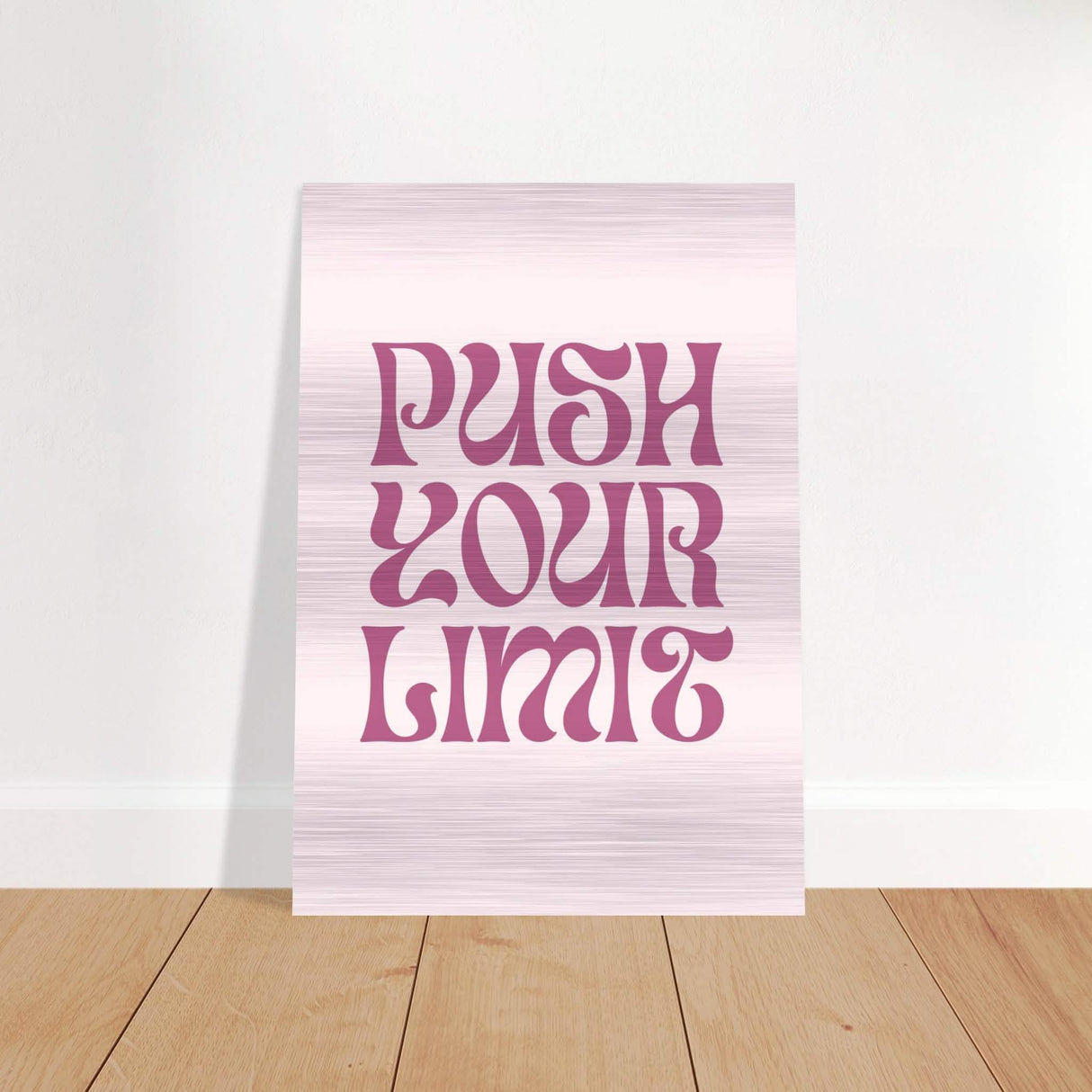 Da Vinci Motivational Minimalist Art - Brushed Aluminum Print - 70x100 cm / 28x40″ -