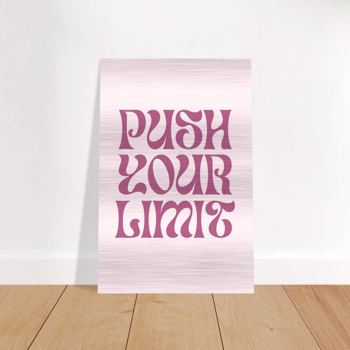 Da Vinci Motivational Minimalist Art - Brushed Aluminum Print - 30x45 cm / 12x18″ -