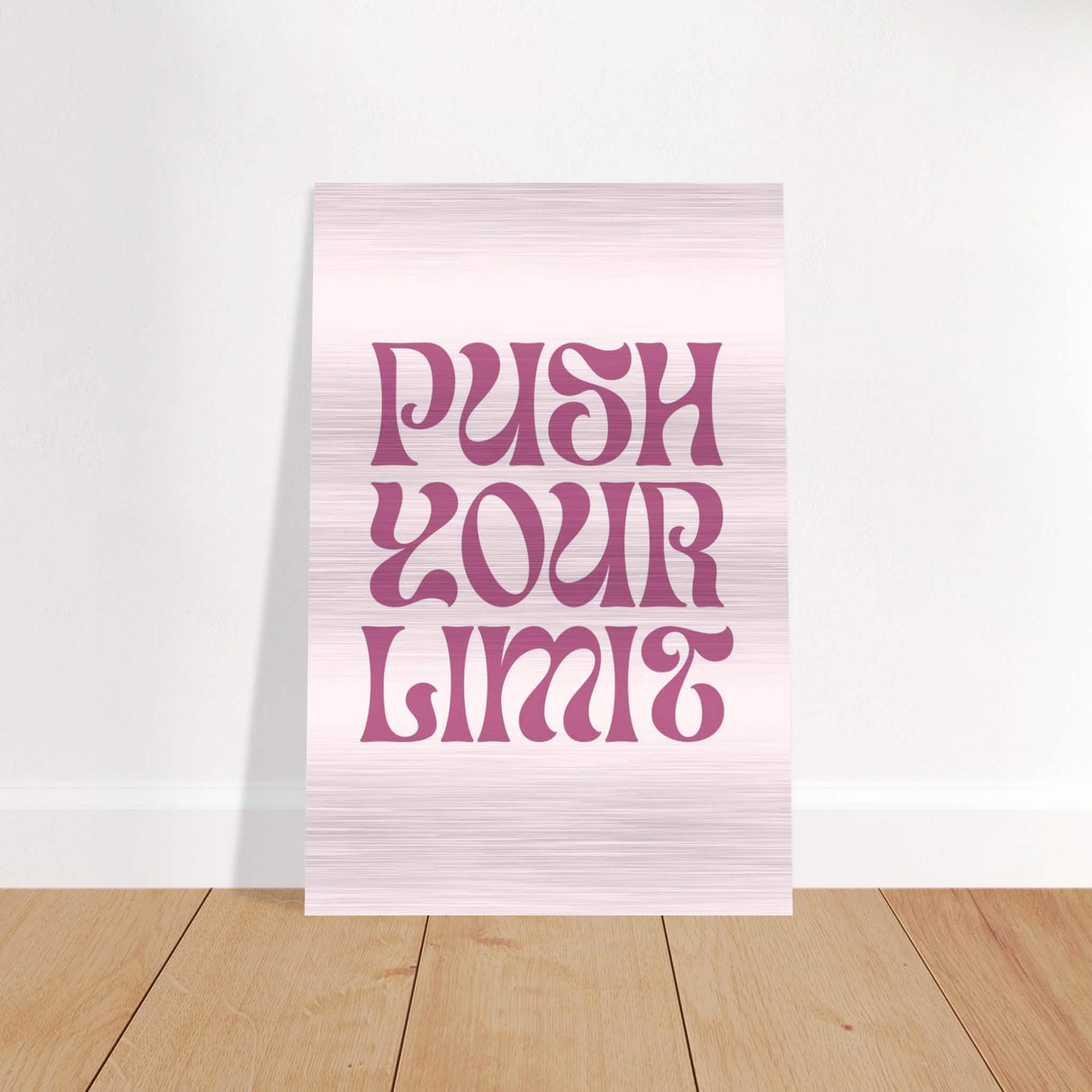 Da Vinci Motivational Minimalist Art - Brushed Aluminum Print - 40x60 cm / 16x24″ -